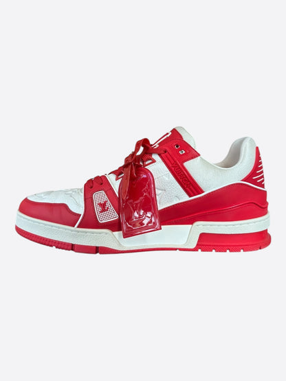 Louis Vuitton Product Red & White Monogram Trainers