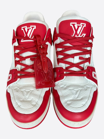 Louis Vuitton Product Red & White Monogram Trainers