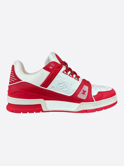 Louis Vuitton Product Red & White Monogram Trainers