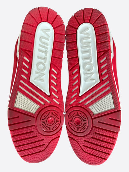 Louis Vuitton Product Red & White Monogram Trainers