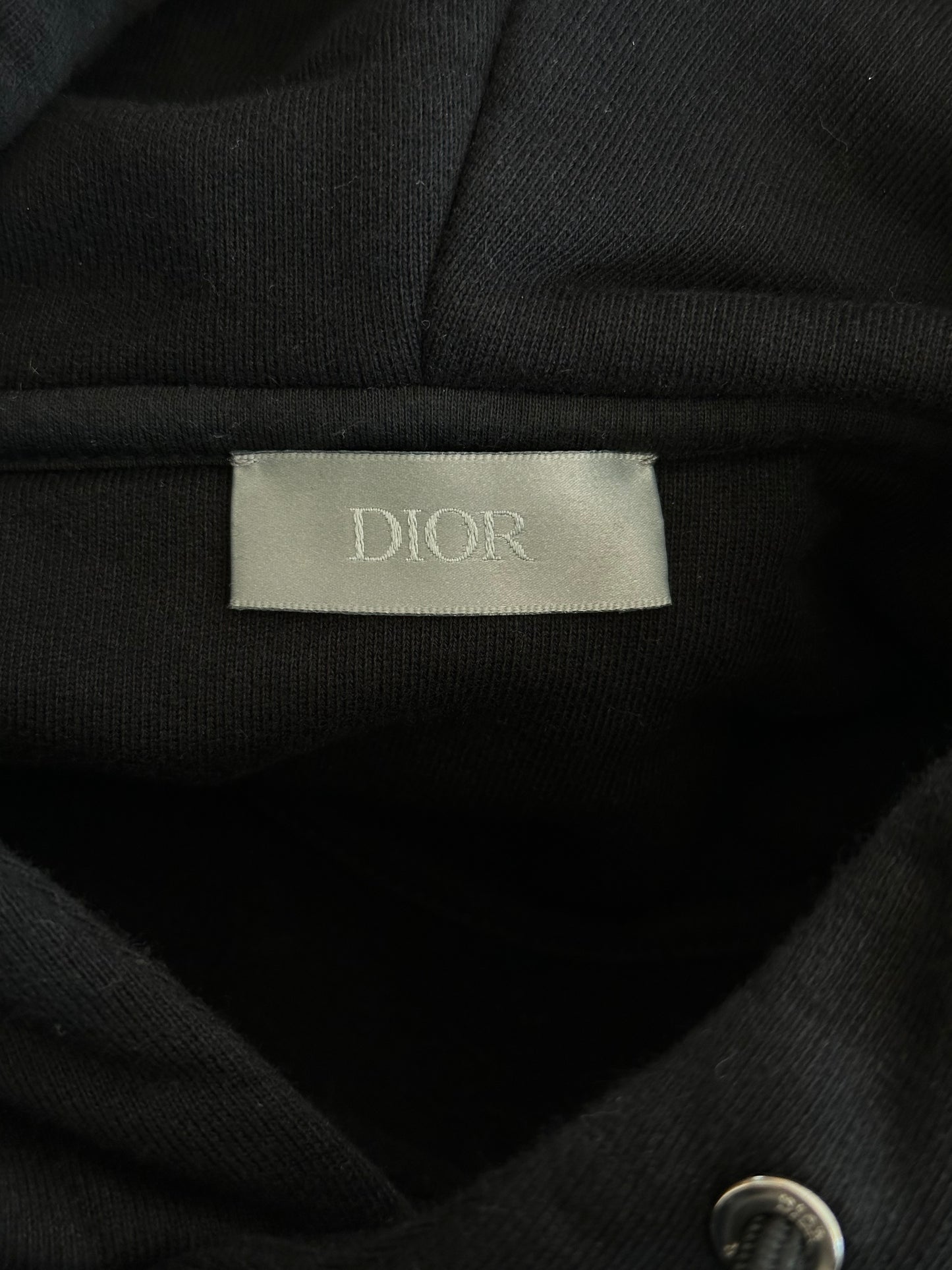 Dior Black Arm Patch Hoodie