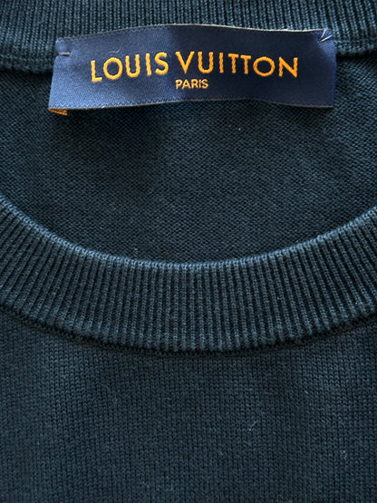 Louis Vuitton Nigo Navy Heart Intarsia T-Shirt