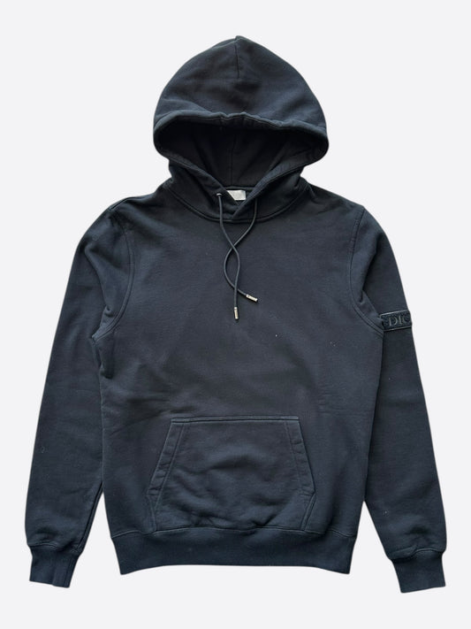 Dior Black Arm Patch Hoodie