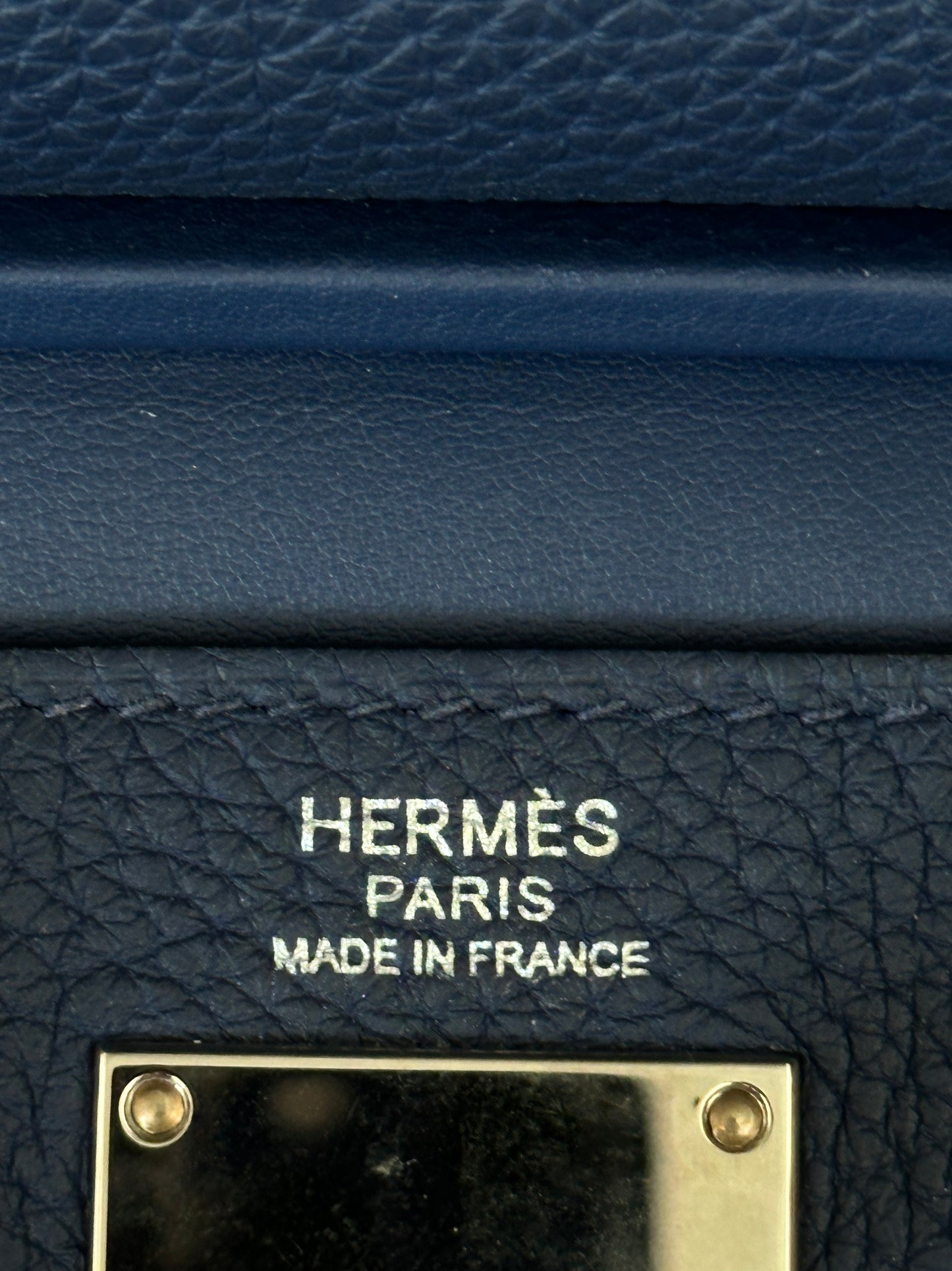 Hermes Navy HAC A Dos Crossbody Backpack