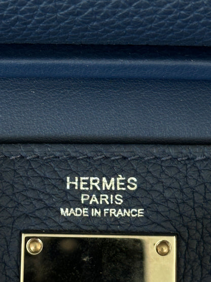 Hermes Navy HAC A Dos Crossbody Backpack