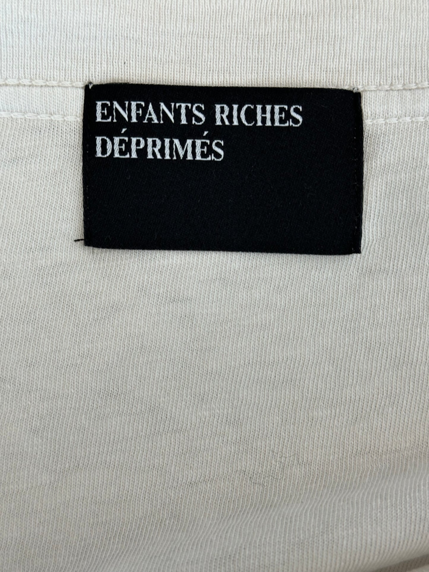 Enfants Riches Deprimes White & Black Classic Logo T-Shirt