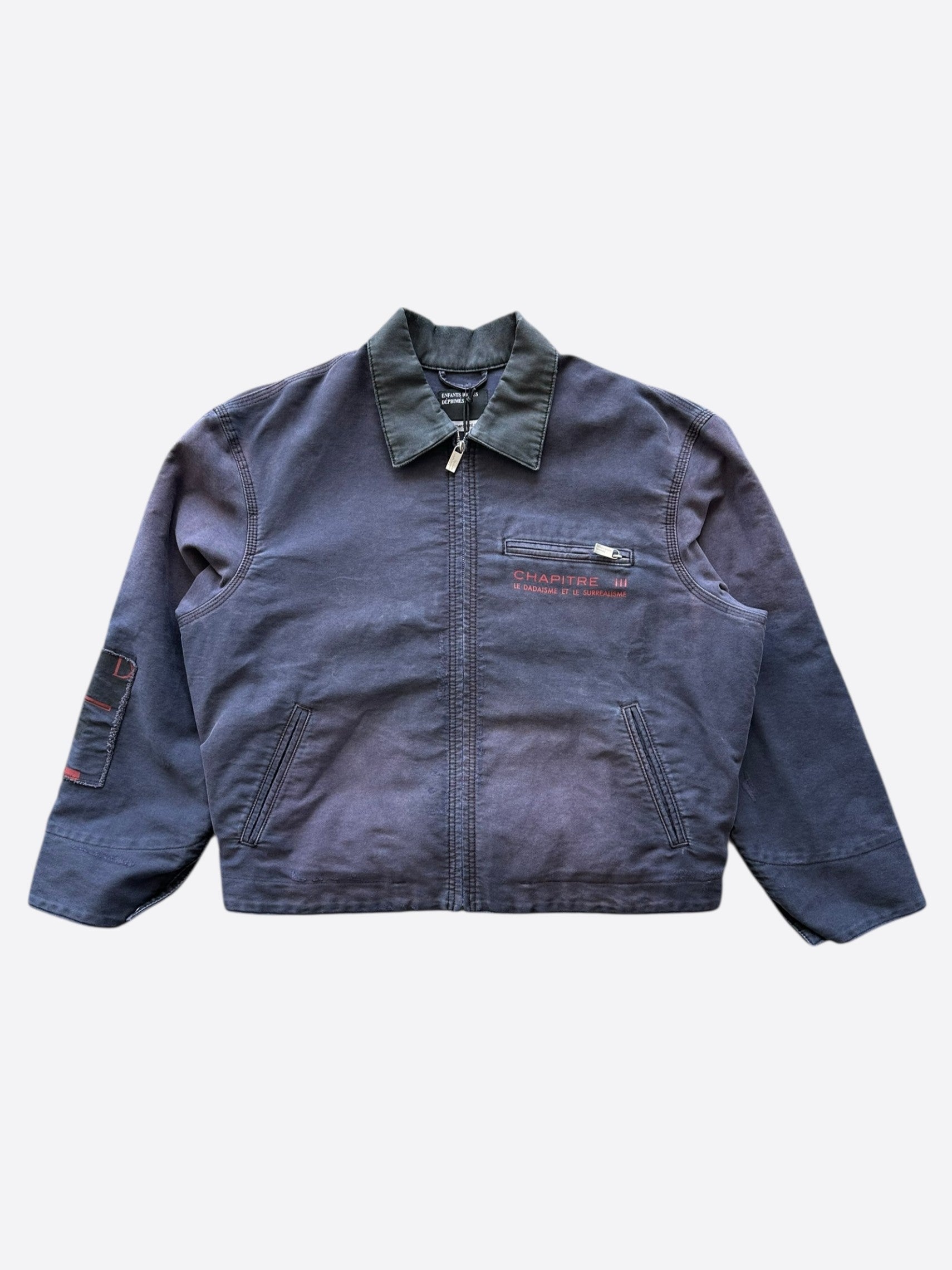Enfants Riches Deprimes Navy Chapitre Work Jacket – Savonches