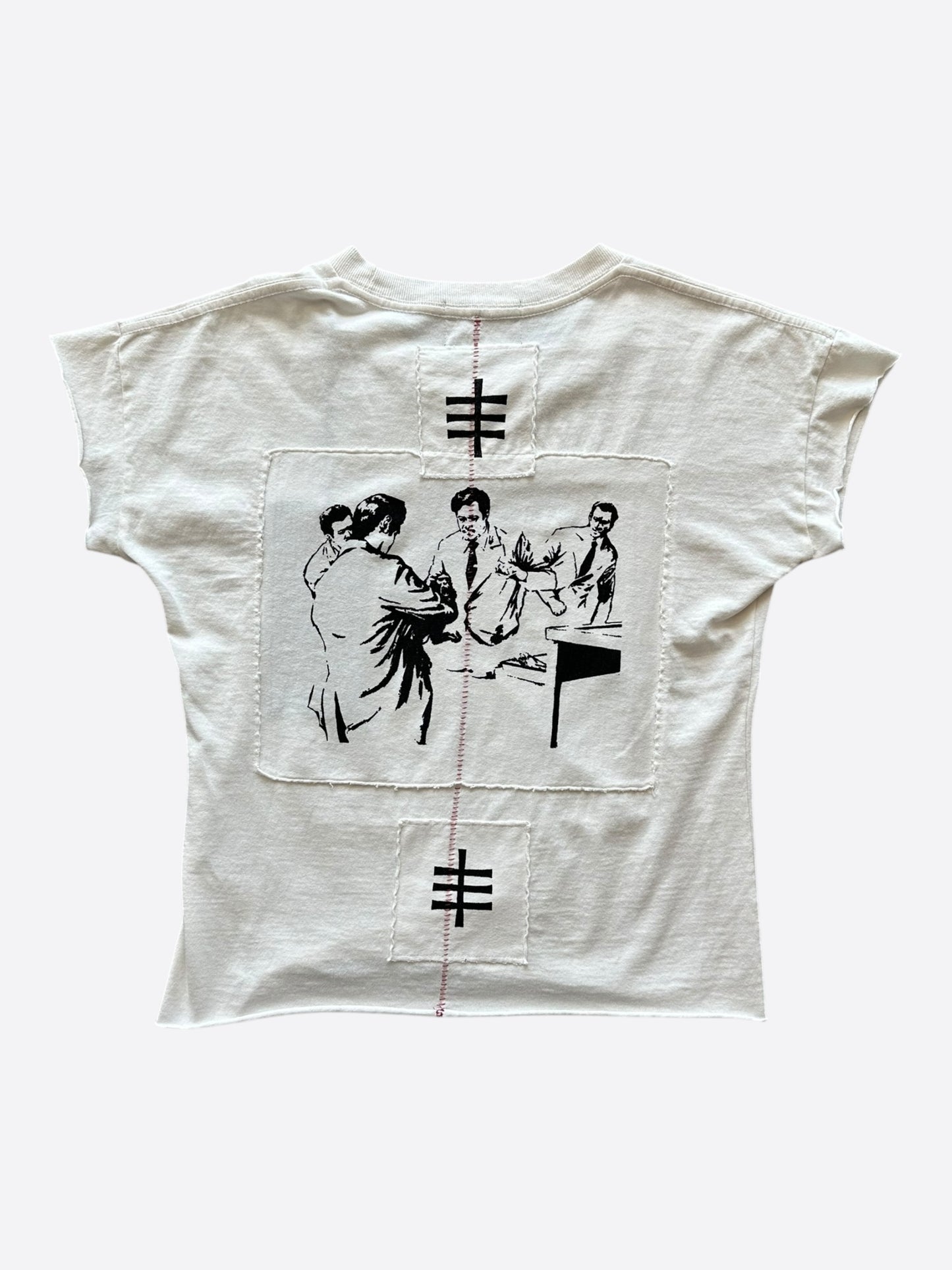 Enfants Riches Deprimes White & Black Nun Baby T-Shirt