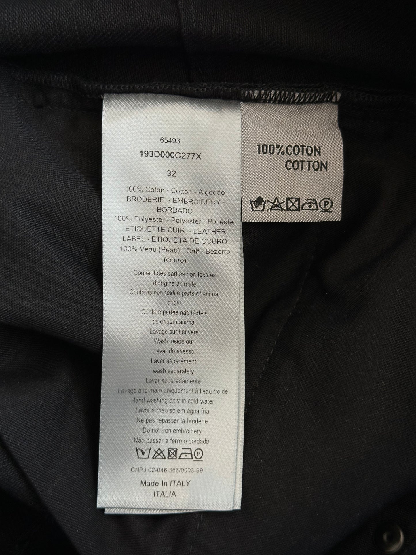 Dior Black Kenny Scharf Embroidered Character Jeans