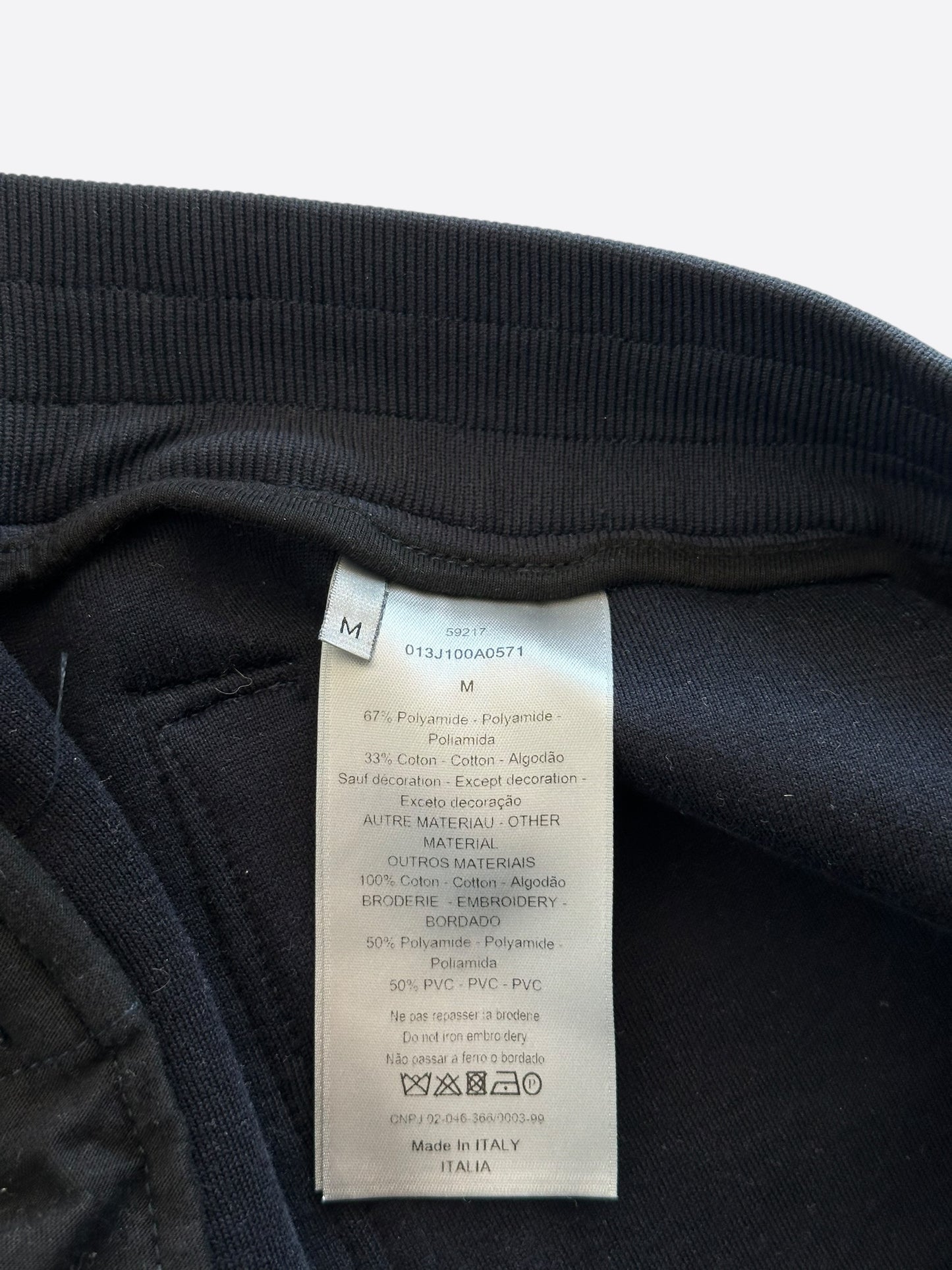 Dior Navy Patch Sweatpants