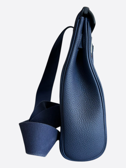Hermes Navy HAC A Dos Crossbody Backpack