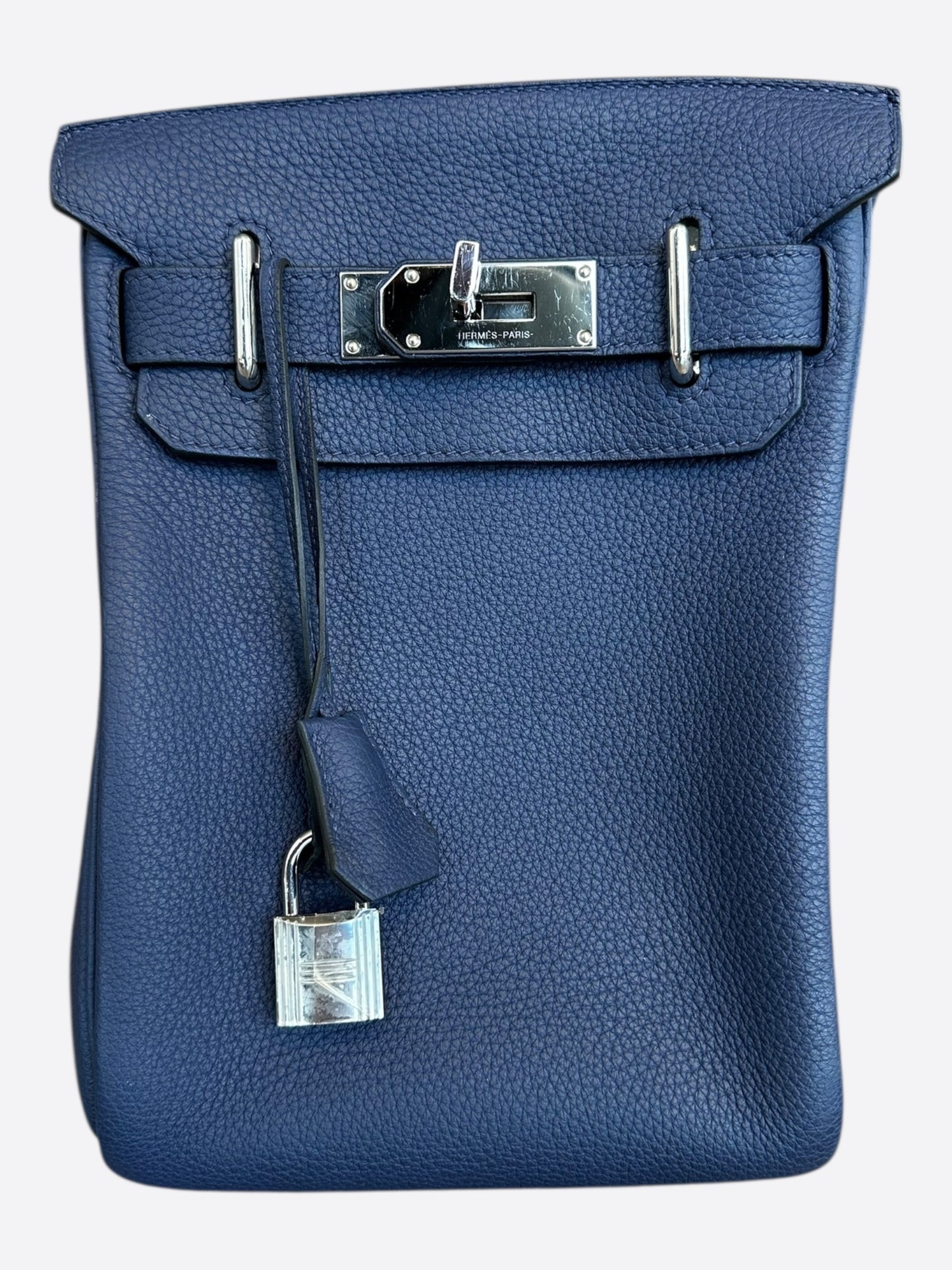 Hermes Navy HAC A Dos Crossbody Backpack