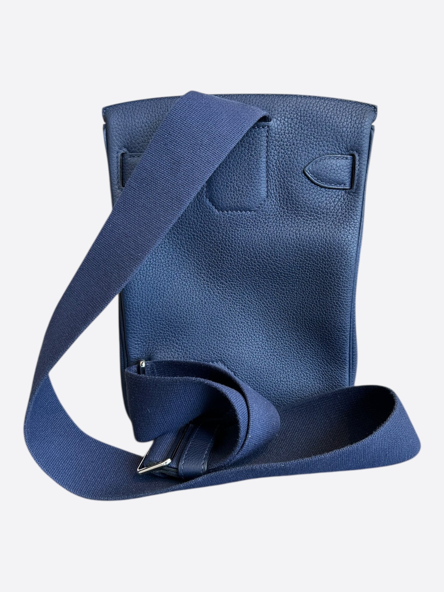 Hermes Navy HAC A Dos Crossbody Backpack