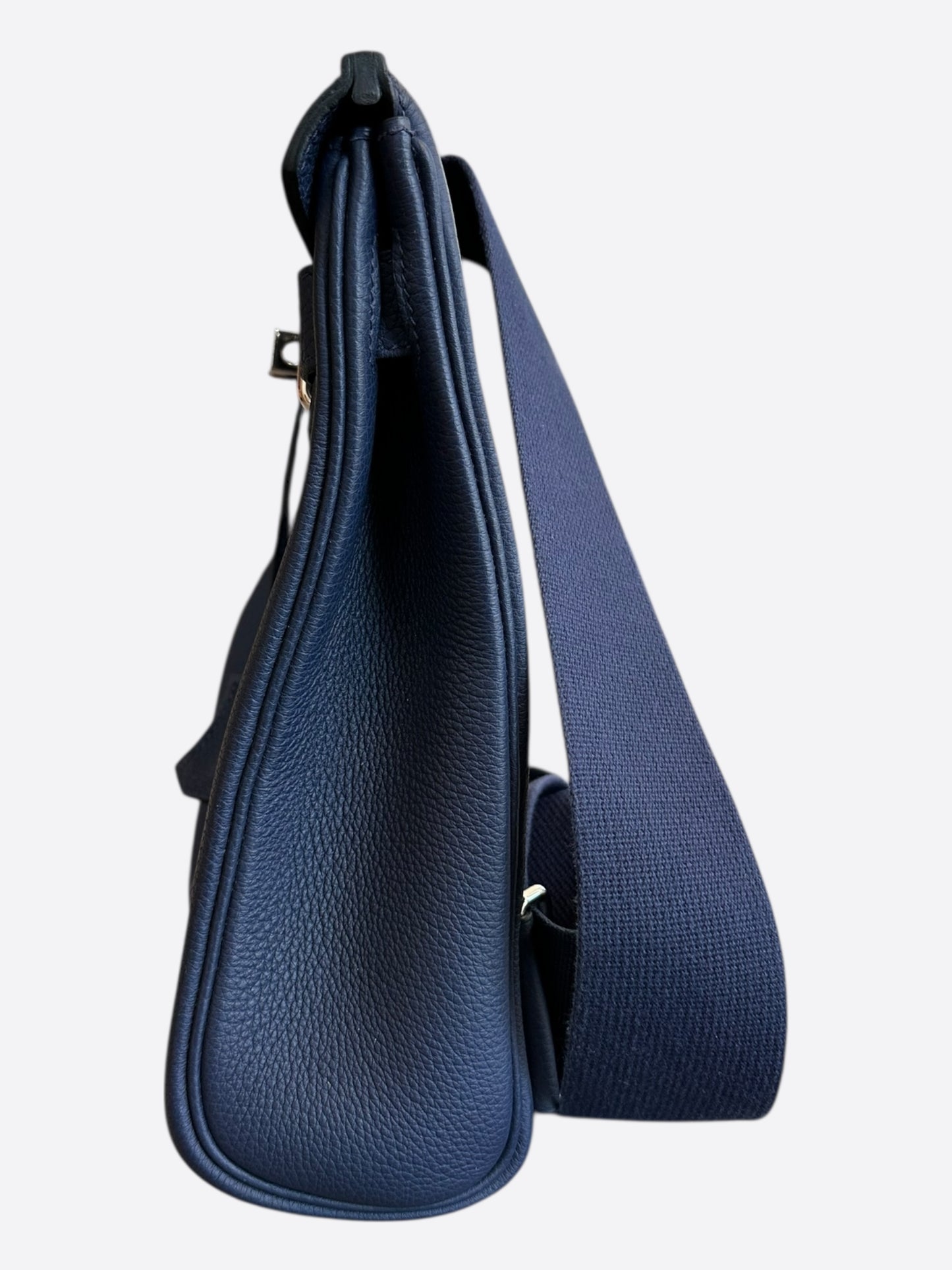 Hermes Navy HAC A Dos Crossbody Backpack