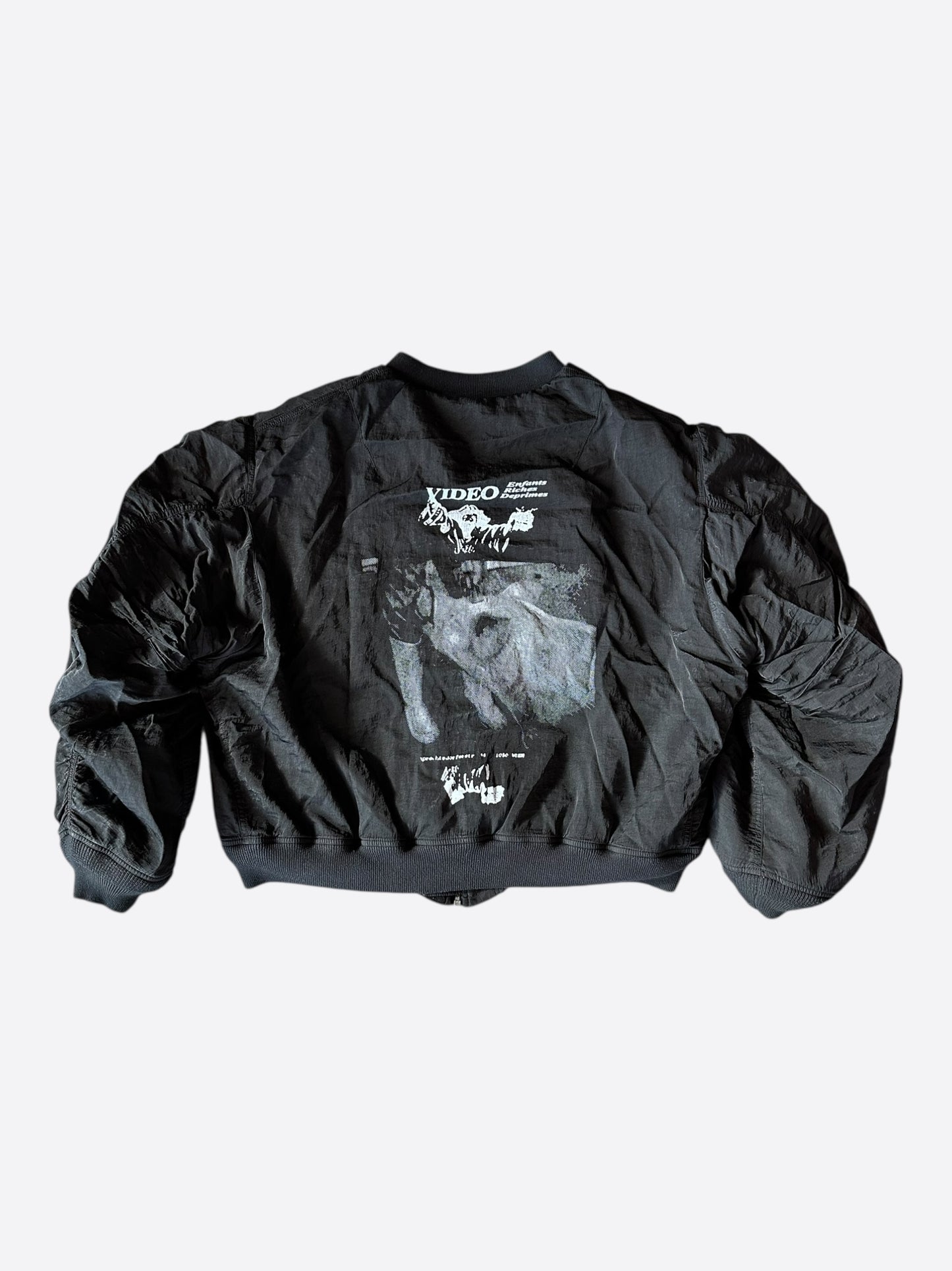 Enfants Riches Deprimes Black & White Video Bomber Jacket
