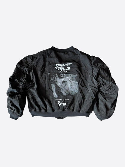 Enfants Riches Deprimes Black & White Video Bomber Jacket