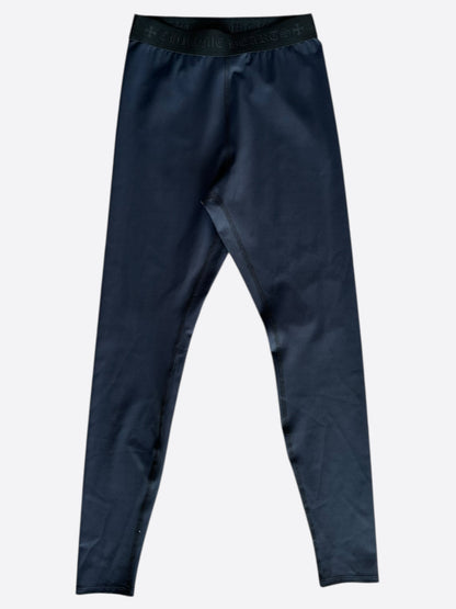 Chrome Hearts Navy & Black CH Logo Leggings