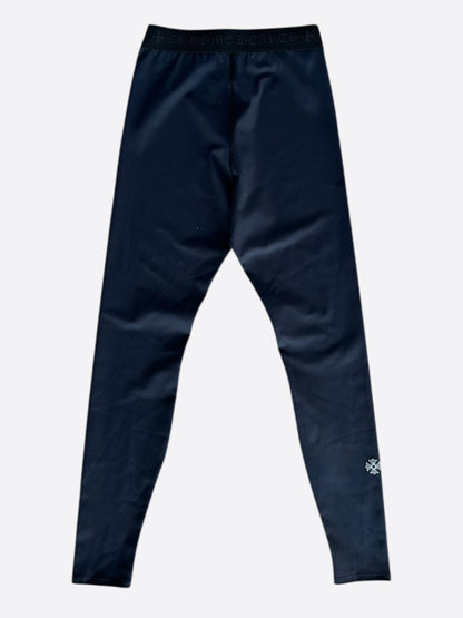 Chrome Hearts Navy & Black CH Logo Leggings