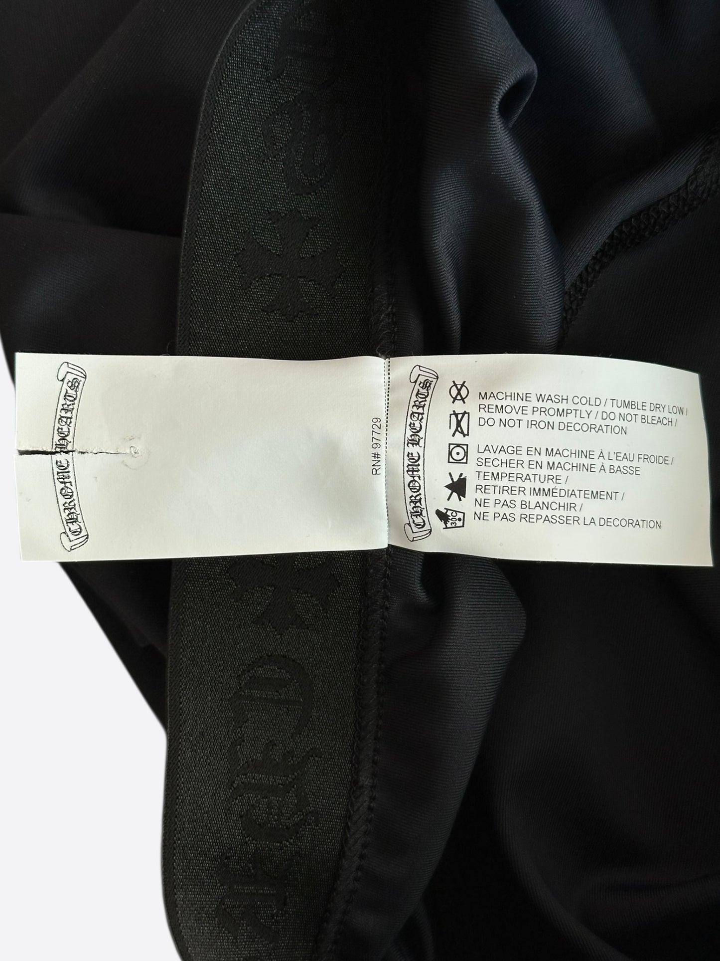 Chrome Hearts Navy & Black CH Logo Leggings