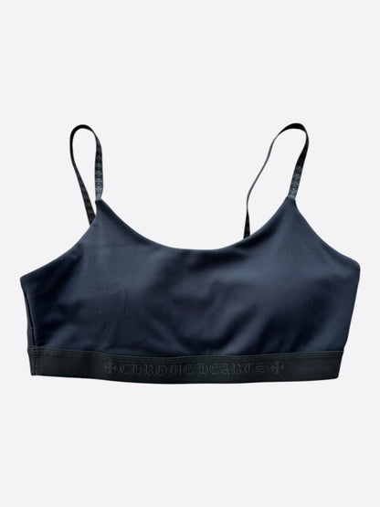 Chrome Hearts Navy & Black CH Logo Sports Top