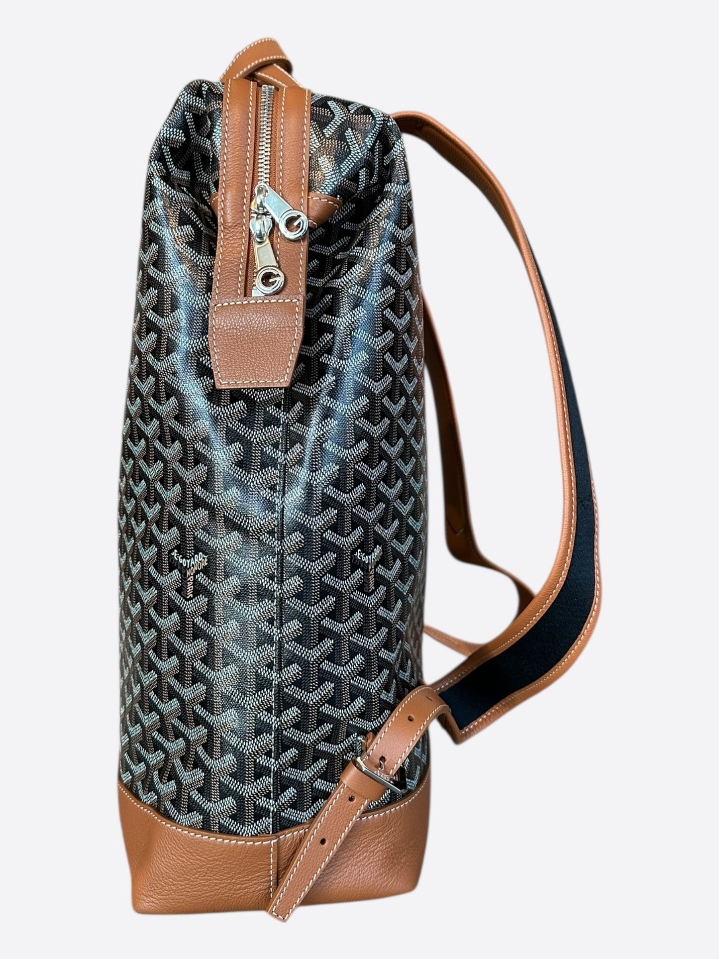 Goyard Black & Brown Cisalpin Backpack