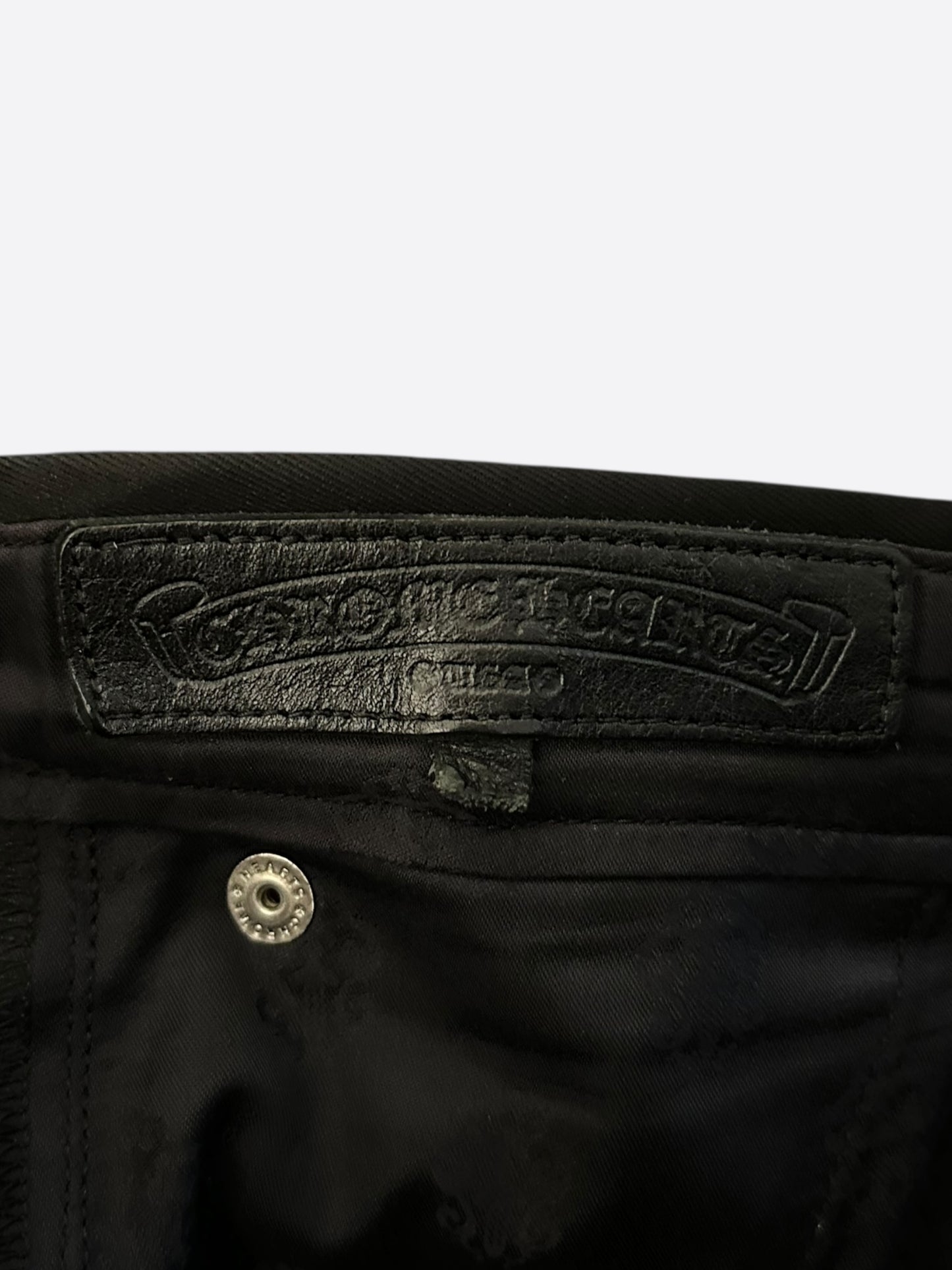 Chrome Hearts Black Camouflage Cross Patch Chino Pants