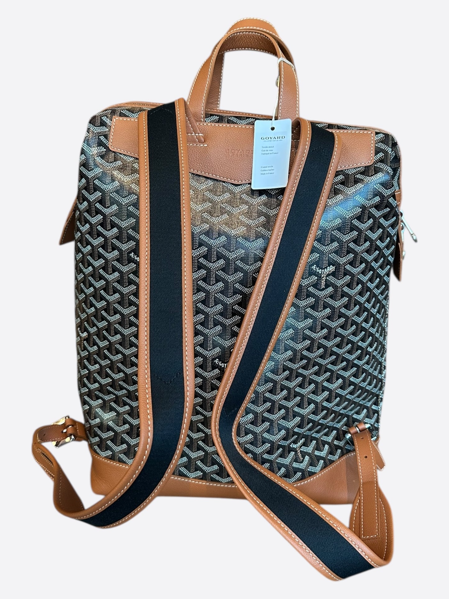 Goyard Black & Brown Cisalpin Backpack