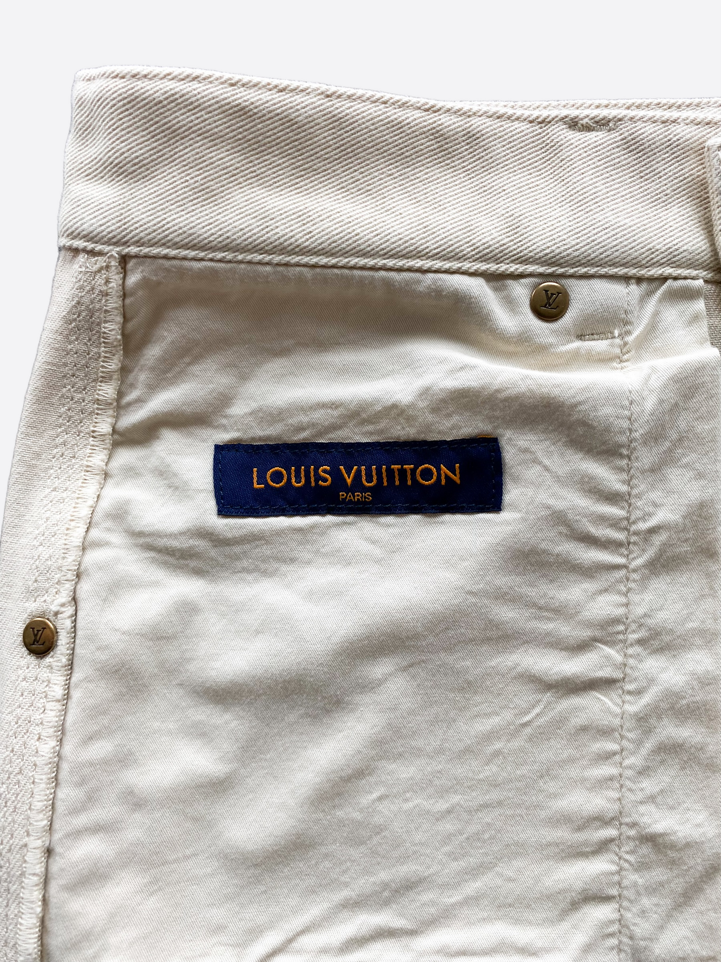 Louis Vuitton Beige Monogram Carpenter Pants