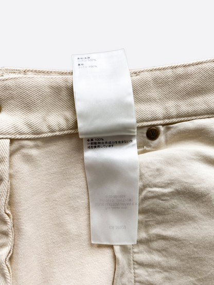 Louis Vuitton Beige Monogram Carpenter Pants