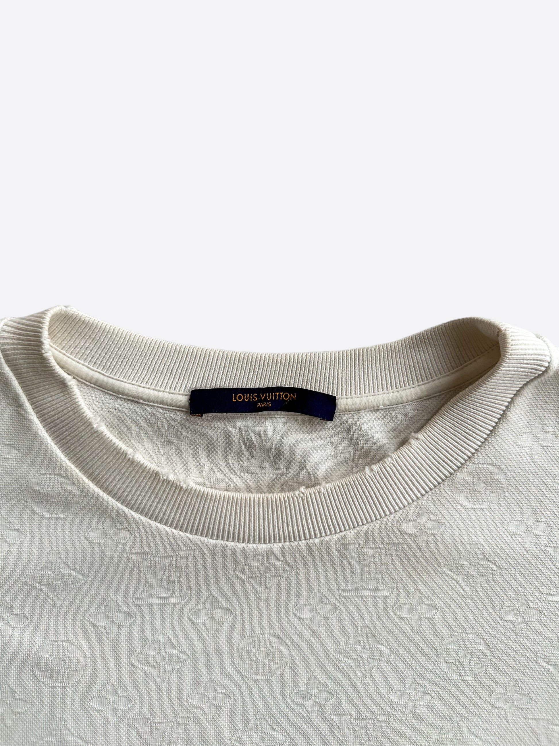 Louis Vuitton Monogram Pocket Hoodie, White, L