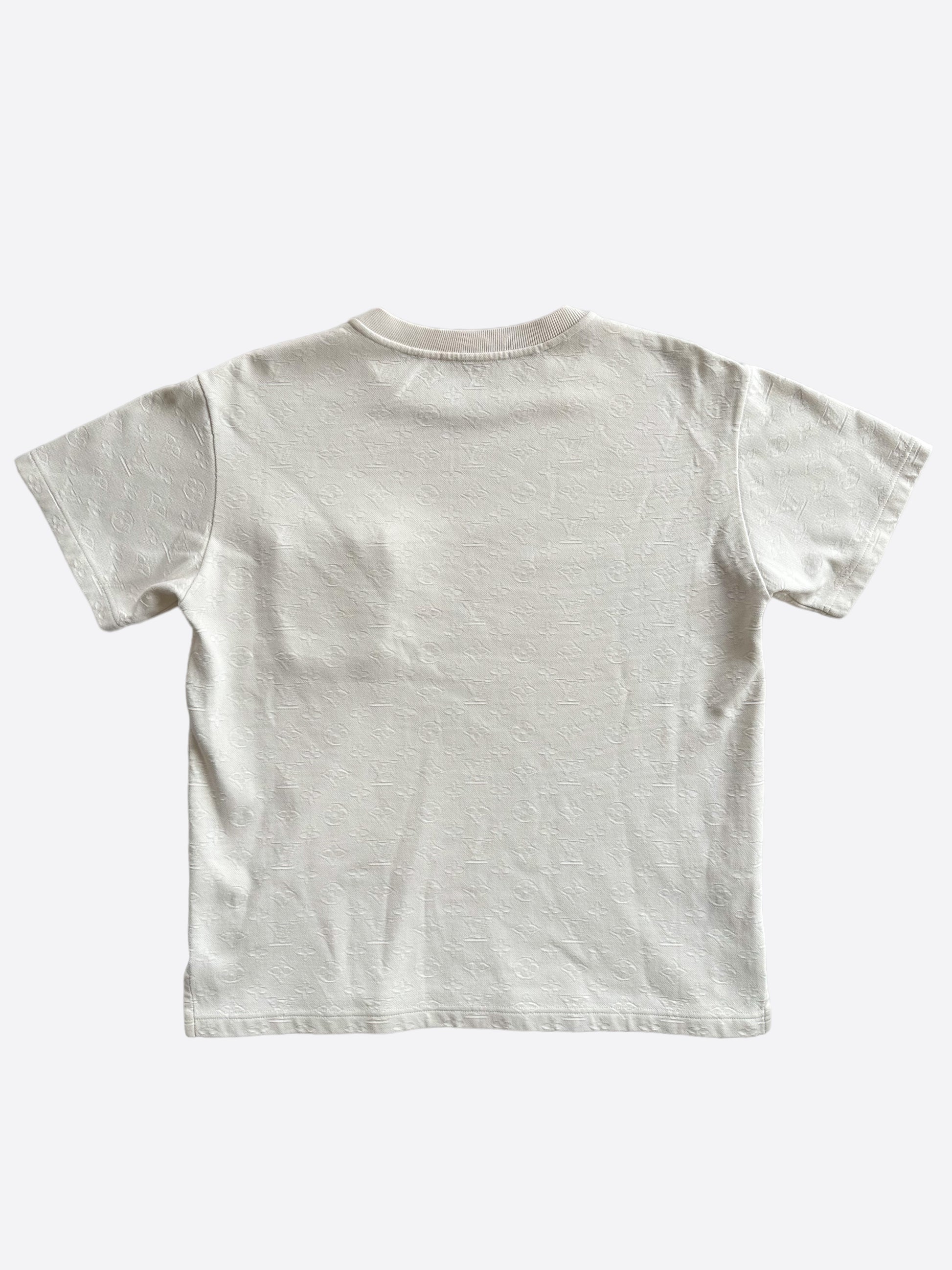Louis Vuitton Tricolor Monogram T-Shirt White. Size Xs