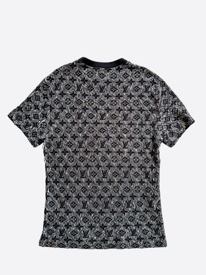 Louis Vuitton Grey & Black Monogram T-Shirt