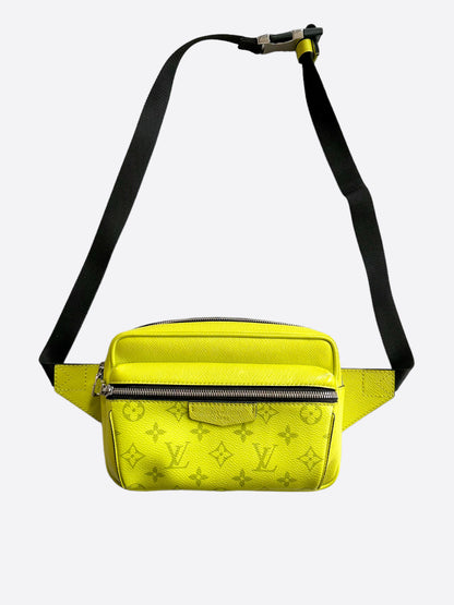 Louis Vuitton Yellow Taigarama Monogram Outdoor Bumbag