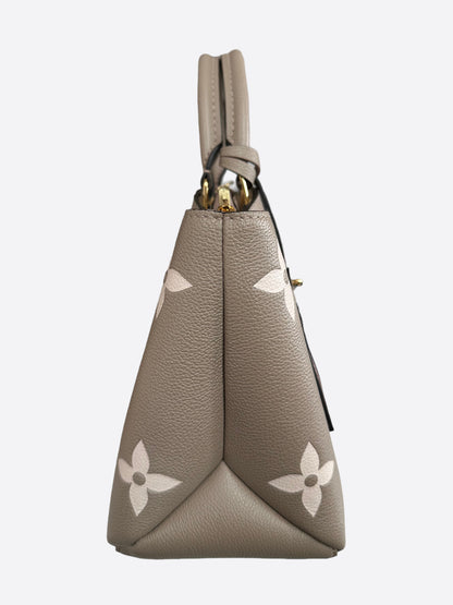 Louis Vuitton Dove & Cream Monogram Empreinte Petit Palais