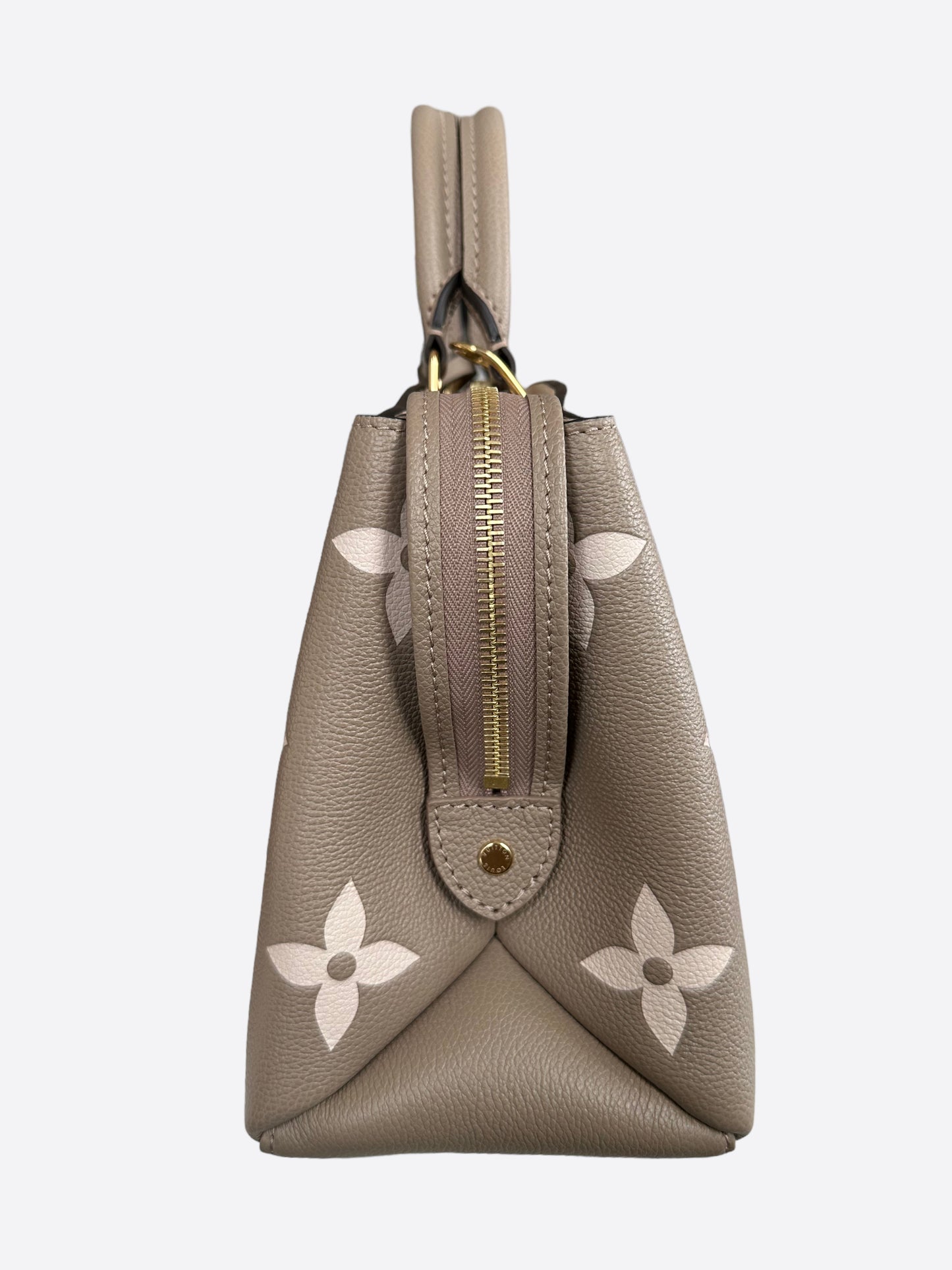 Louis Vuitton Dove & Cream Monogram Empreinte Petit Palais