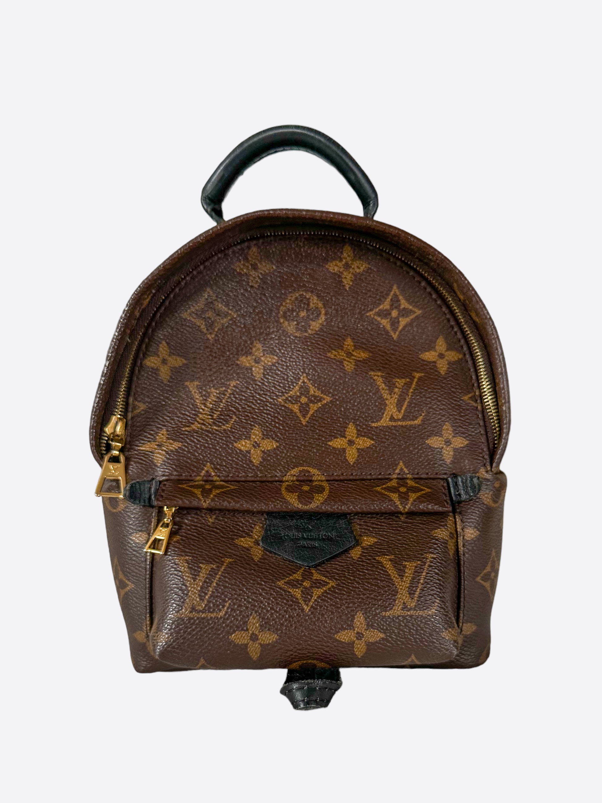Louis Vuitton Womens Palm Spring Mini Backpack Monogram Brown