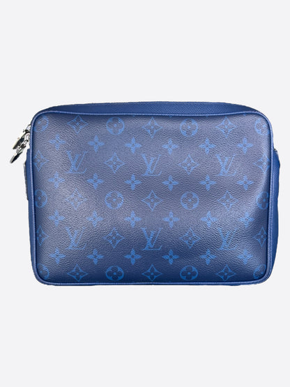 Louis Vuitton Blue Taigarama Monogram Outdoor Messenger Bag