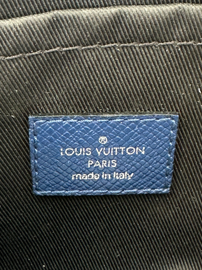 Louis Vuitton Blue Taigarama Monogram Outdoor Messenger Bag