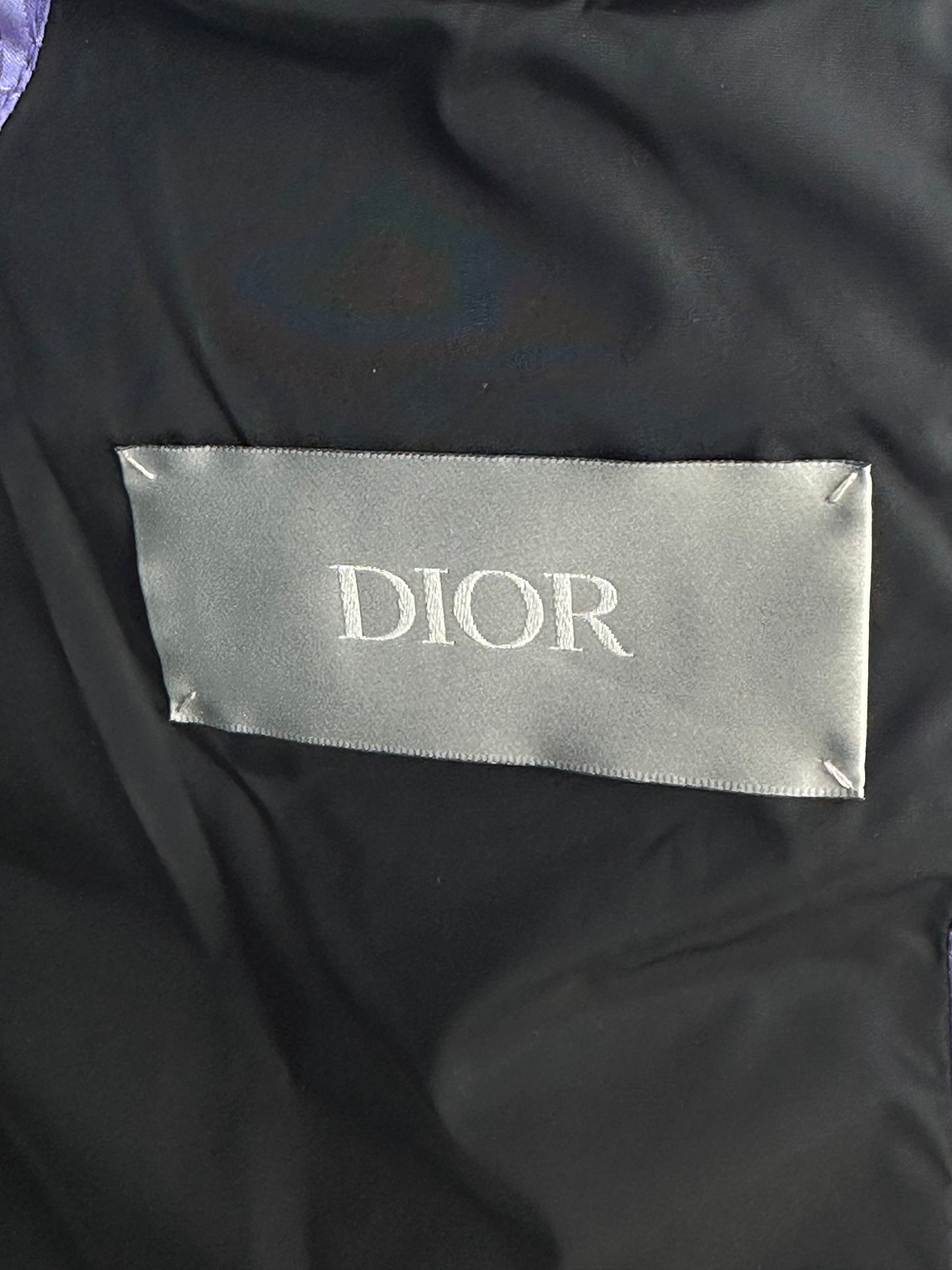 Dior Purple Oblique Puffer Vest