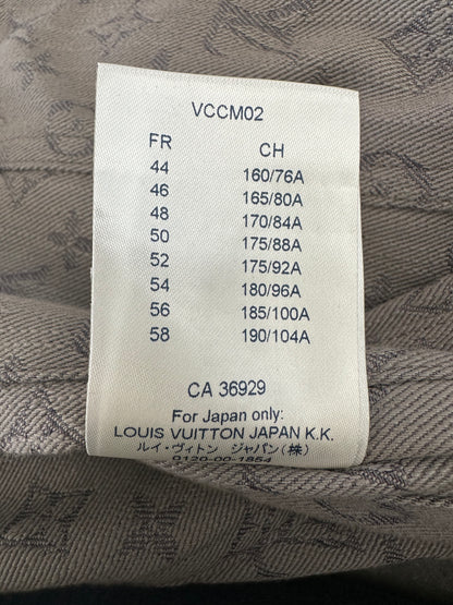 Louis Vuitton Grey Monogram Denim Jacket