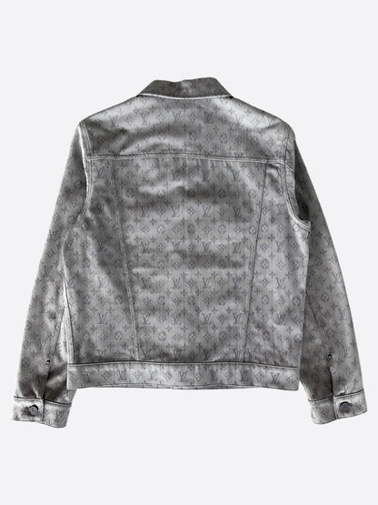 Louis Vuitton Grey Monogram Denim Jacket