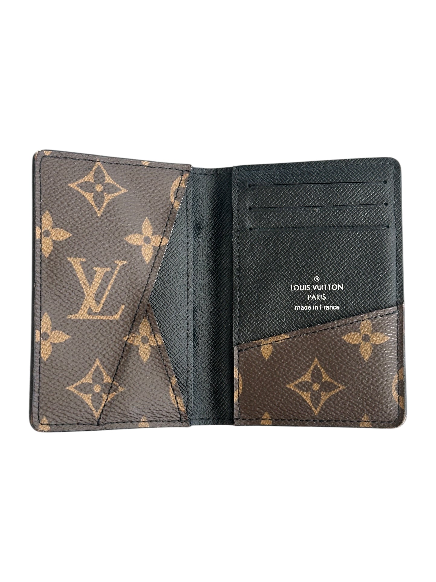 Louis Vuitton Black & Brown Monogram Pocket Organizer