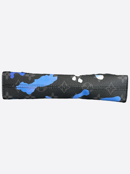 Louis Vuitton Blue Sunrise Monogram Eclipse Gaston Wearable Wallet