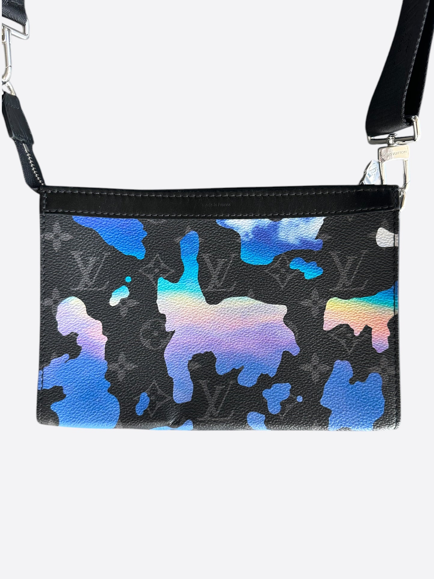 Louis Vuitton Blue Sunrise Monogram Eclipse Gaston Wearable Wallet