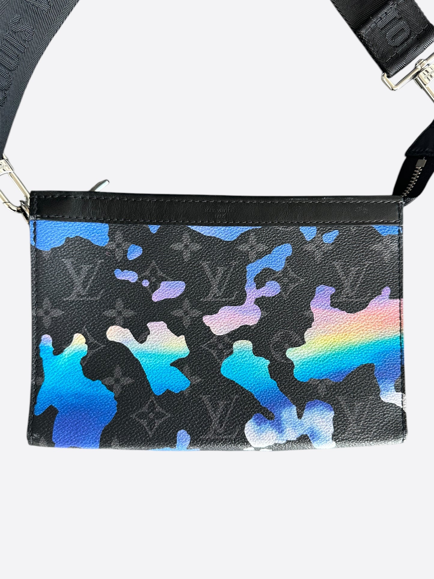 Louis Vuitton Blue Sunrise Monogram Eclipse Gaston Wearable Wallet