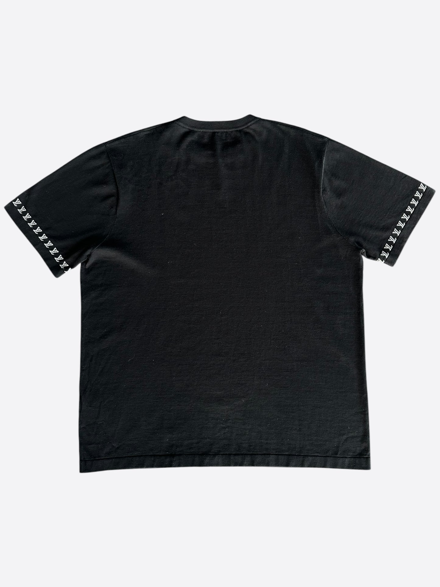 Louis Vuitton Black & White Signature Knit T-Shirt