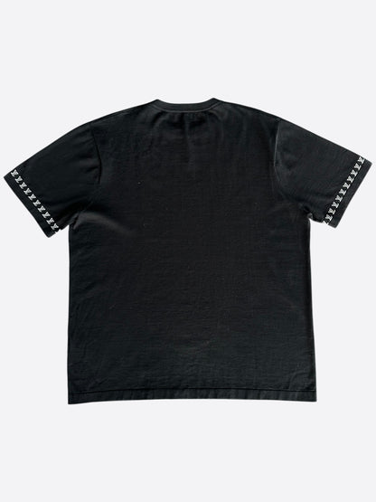 Louis Vuitton Black & White Signature Knit T-Shirt