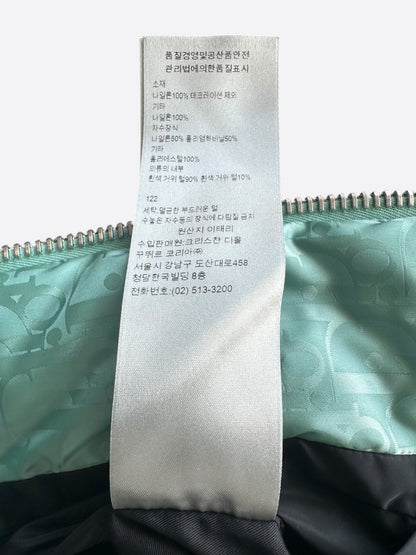 Dior Sea Green Oblique Puffer Jacket