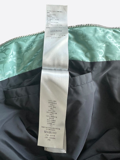 Dior Sea Green Oblique Puffer Jacket