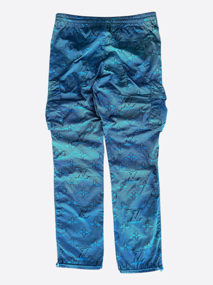 Louis Vuitton Blue 2054 Monogram Cargo Pants